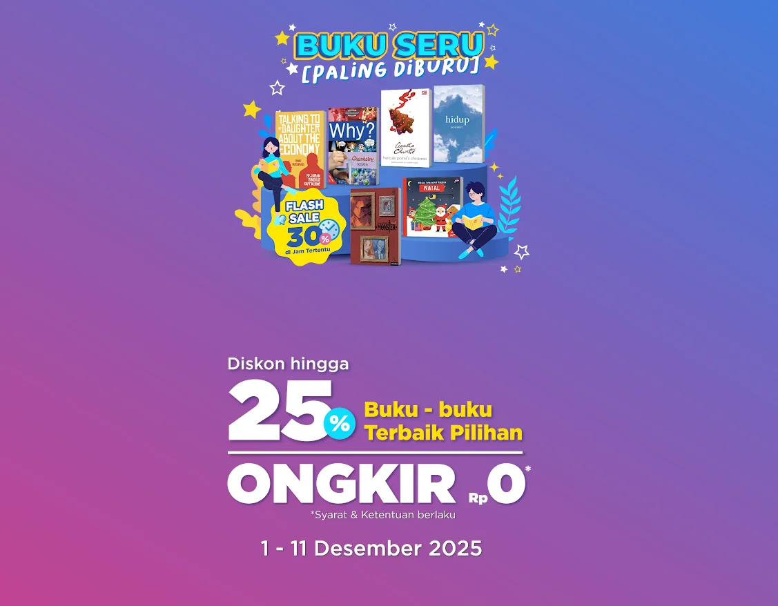Bukti validasi kode promo - Gramedia - Promo Gramedia beli buku seru [[diskon 25%]] dan ongkir gratis Rp 0 minggu ini saja